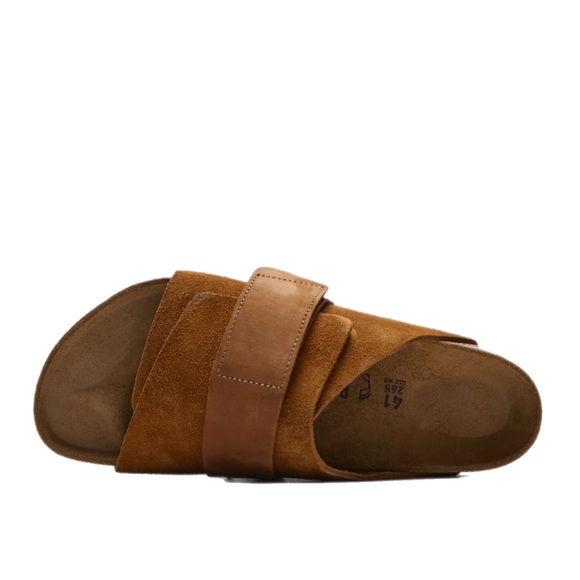 Birkenstock Kyoto Nubuck Suede Slide Sandal - Picture 3 of 10